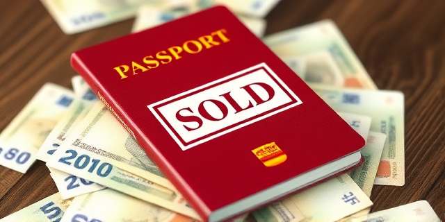 Una imagen de un pasaporte español con una marca de 